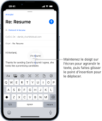 Sélectionner, couper, copier et coller du texte sur l'iPhone - Assistance  Apple (FR)