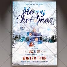 Christmas Party Winter Flyer Psd Template