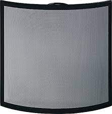 Camber Black Curved Fire Screen Cast