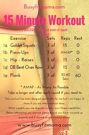 my spring 15 minute full body workout