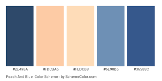 If you decide to mix and match two or three colors at a time, you can create a range of palettes for your. Peach And Blue Color Scheme Blue Schemecolor Com