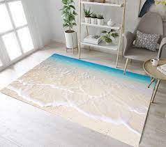 sea wave area rug bedroom carpet living