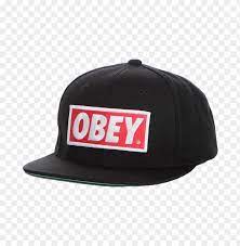 thug life obey hat png image with