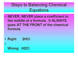 Chemical Reactions And Balancing