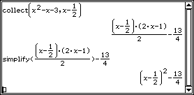 Completing the square below, we give a detailed example of how to complete the square and then explain and solve it by completing the square. Classpad Math Note