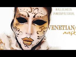 venetian mask easy halloween makeup