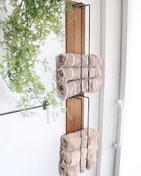 A towel rack shelf plays a dual role in keeping bathroom linens and essentials neat and tidy. 63 Best Bathroom Towel Storage Ideas 2021 Guide