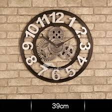 industrial wall clock gear mechanical