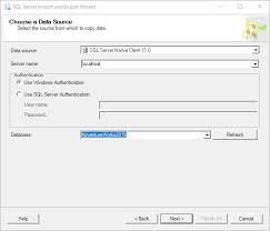 how to export sql server data to an