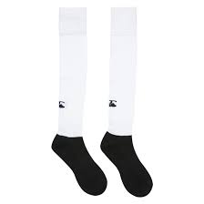 rugby team socks white canterbury