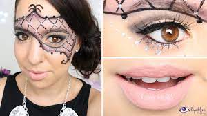 masquerade mask makeup tutorial by