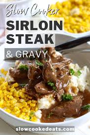 crock pot sirloin steak and gravy