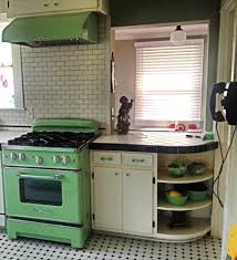 retro kitchen, retro stove, kitchen design