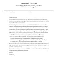 Accounting Cover Letter Examples
