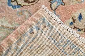 faded blue and brown wool rug 1964 for