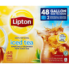 lipton iced tea gallon size tea bags 48