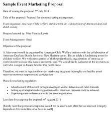 Event Marketing Proposal