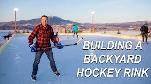 Backyard hockey is a blast, but building a rink is rough. Backyard Hockey Rink Build From Start To Finish Youtube