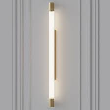 Solo Tube Wall Sconce Gold By Archxx 3d