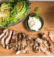 Butterflied Lamb With Bbq Mushroom Salad Nz Herald gambar png