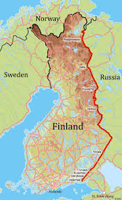 A map simulation showing finland during ww2. A Border That Once Divided Now Unites Thisisfinland