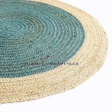 jute rugs ornamental round mats ebay