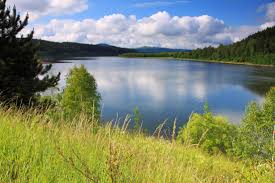 beautiful landscape with a lake image
