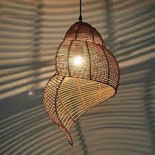Pendant Lamp Shade Wooden Creative