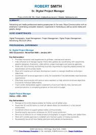 Project manager resume sample inspires you with ideas and examples of what do you put in the objective, skills, responsibilities and duties. Digital Project Manager Resume Samples Qwikresume