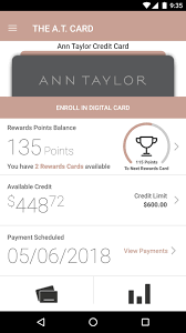 15% off applies to qualifying purchases immediately upon account opening at ann taylor. Ann Taylor Card For Android Apk Download