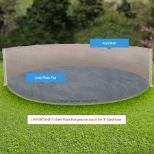 sand base foam cove and liner floor pad