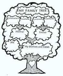 My Family Tree Printable Chart Free For School My Family