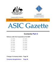 Contents Part 3 Australian Securities
