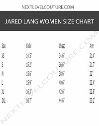 Jared Lang Women Dress Shirt Measurement