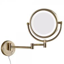 Luxury Bath Wall Makeup Mirror With Led