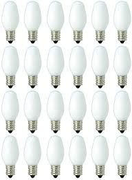 Ge C7 Night Light Bulbs White 24 Pack 4 Watt 20573 Blinkee Com