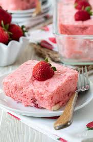strawberry jello salad dessert