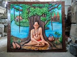 Frp Swami Samarth Wall Mural For Home