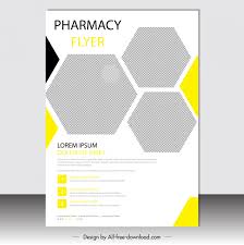 poster template geometric shapes