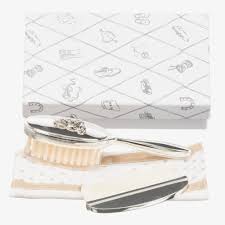 english trousseau silver baby brush