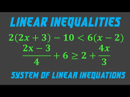 Ex 2 3 Linear Inequalities System