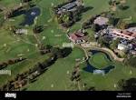 aerial view of the Nottinghamshire Golf & Country Club, UK Stock ...