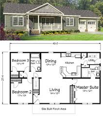 Ranch Style House Plans With Open Floor