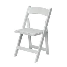 White Folding Garden Chairs For Hire