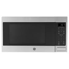 Check spelling or type a new query. Ge 1 6 Cu Ft 1150 Watt Countertop Microwave Stainless Steel In The Countertop Microwaves Department At Lowes Com