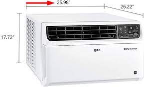 window ac dimensions in inches sizes