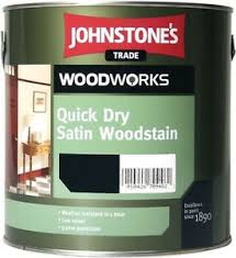 Details About Johnstones Woodworks Quick Dry Satin Woodstain 11 Colours 0 75ltr