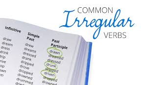 complete english irregular verb list