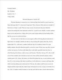 good persuasive essay exles for students