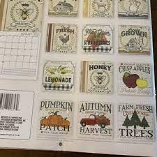Save more at dollar tree with 23 coupons, promo codes, & deals from giving assistant. Jennifer Pugh Wall Art 22 Dollar Tree Farmer Market Calendar Poshmark